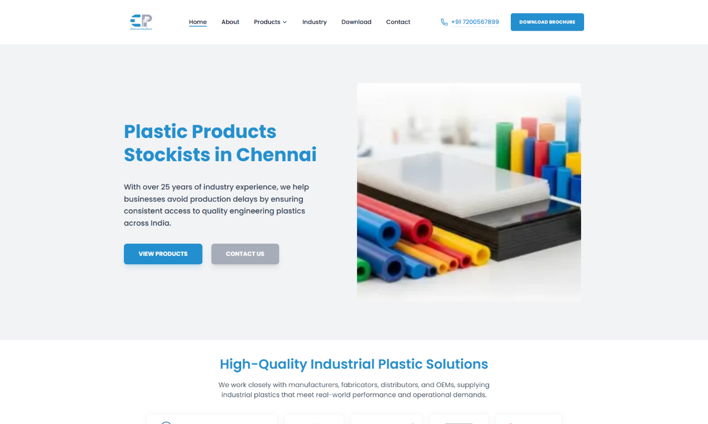 Chennai Polyplast website
